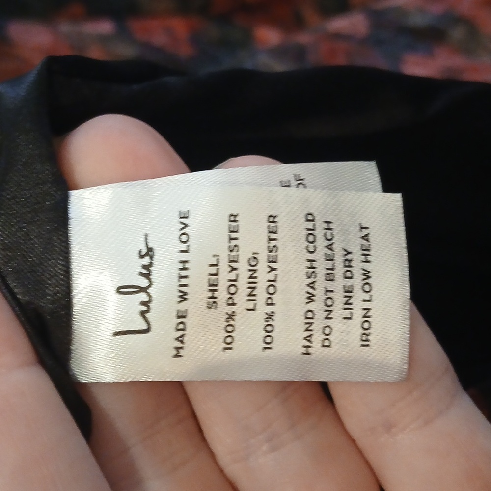 New Lulus Simply Divine Black And Red Floral Print Organza Maxi Dress Size Small - Picture 9 of 10